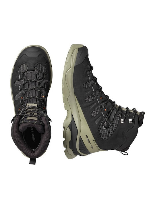 Salomon Frauen Wanderschuhe Gore-Tex Schwarz Deep Lichen Grün Salomon Frauen Wanderschuhe Gore-Tex Schwarz Deep Lichen Grün