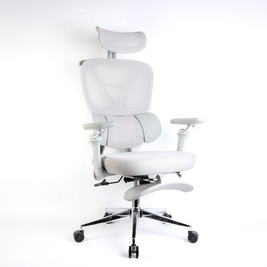 Office Chair with Recline and Adjustable Arms Gray Office Chair with Recline and Adjustable Arms Gray