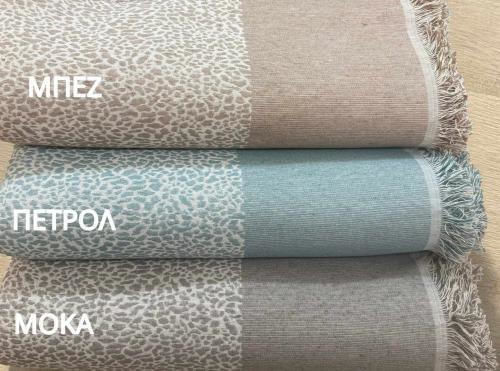 Linea Home Lyn Three-Seater Sofa Throw P180xW300cm Petrol Blue