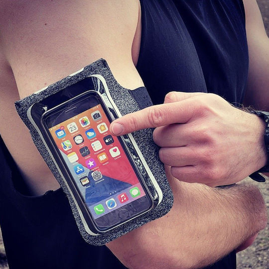 Universelle Handyhülle Max 6.5 Zoll Techsuit Sports Th10 Graue