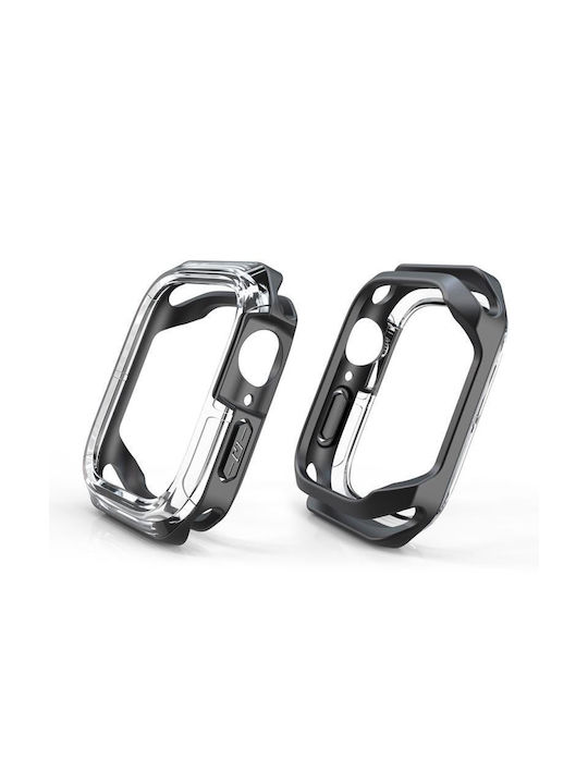 Devia Silicone Case Black Colour for Apple Watch 45mm