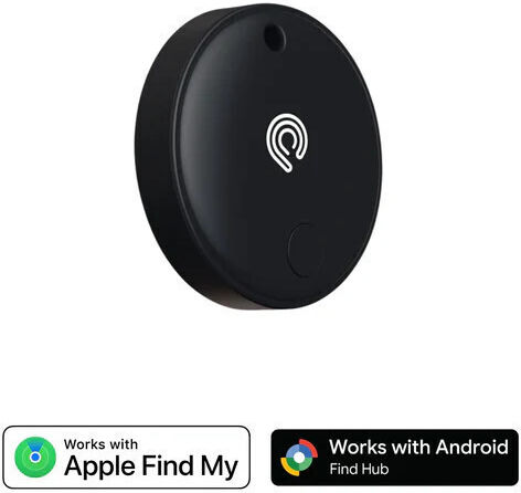 Hyperloq MiniTag Dual Apple Find My & Google Find Hub Black