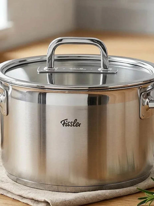 Fissler Viseo Pro Βαθιά Ανοξείδωτη Κατσαρόλα 2.1lt / 16cm