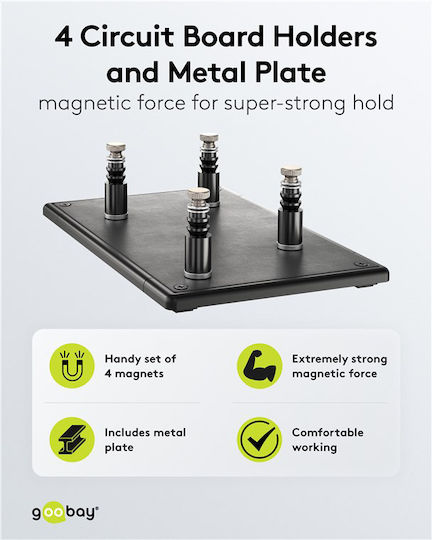 Goobay Magnetic Circuit Board Holders Metal Plate 77998