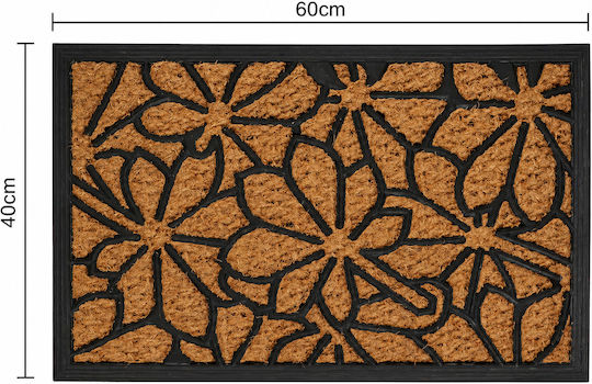 MRShome Doormat Made of Rubber 60x40cm