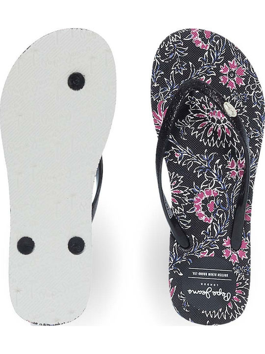 Rake Nature Frauen Flip Flops in Schwarz Farbe