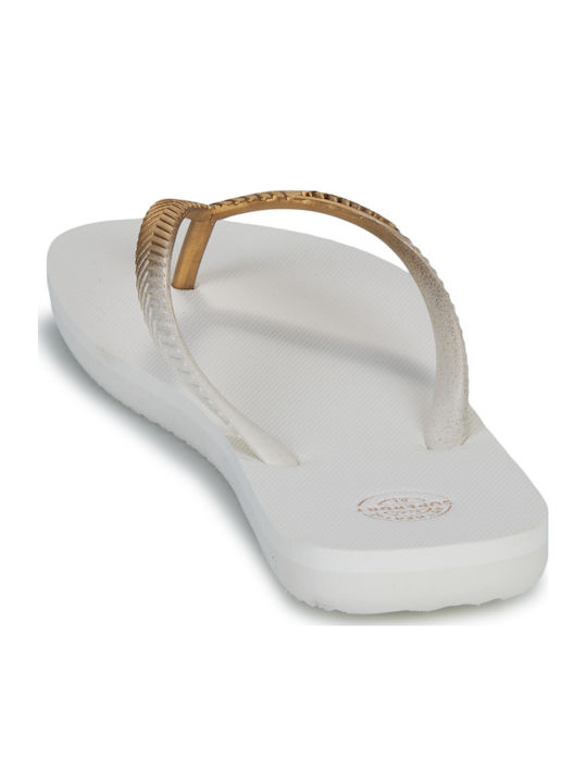 Flip Flops In Gold Colour