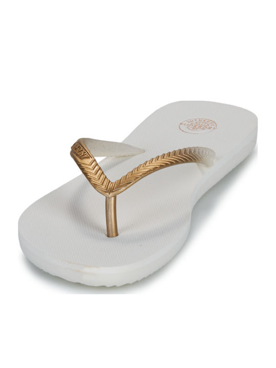 Flip Flops In Gold Colour