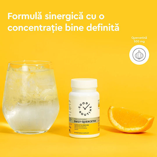 Supliment Alimentar Zilnic cu Quercetină 30 Capsule Good Routine By Secom