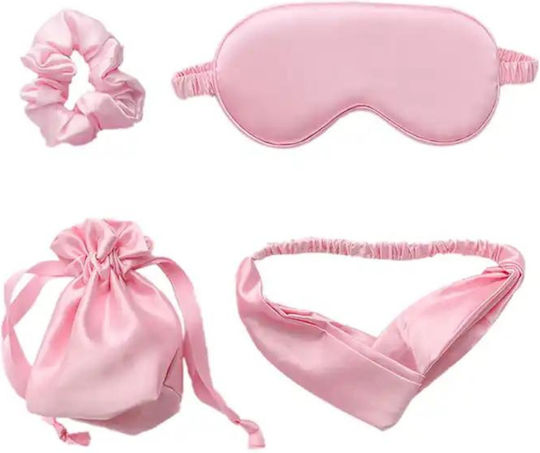 La Lolita Amsterdam Sleepy Travel Set Mask and Beige Scrunchy