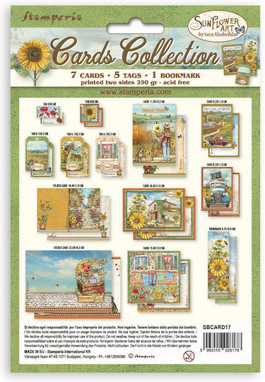 Stamperia Sunflower Art Card Collection
