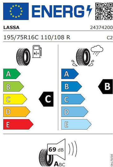 Lassa Transway 3 195/75R16 110/108R Summer Tire Car