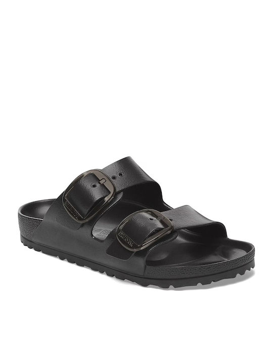 Arizona Big Buckle Flip Flops in Sandal Style in Black Colour