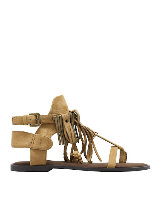 Women's Flat Sandals Brown