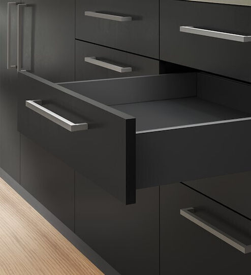 Drawer Brake Emuca Vertex 3D 178x500mm Anthracite 40kg