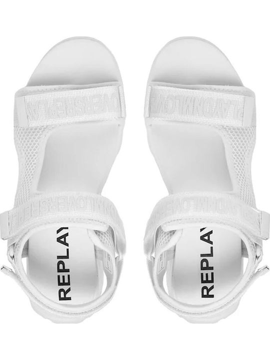 Juyce Women's Flat Sandals Sporty in White Color