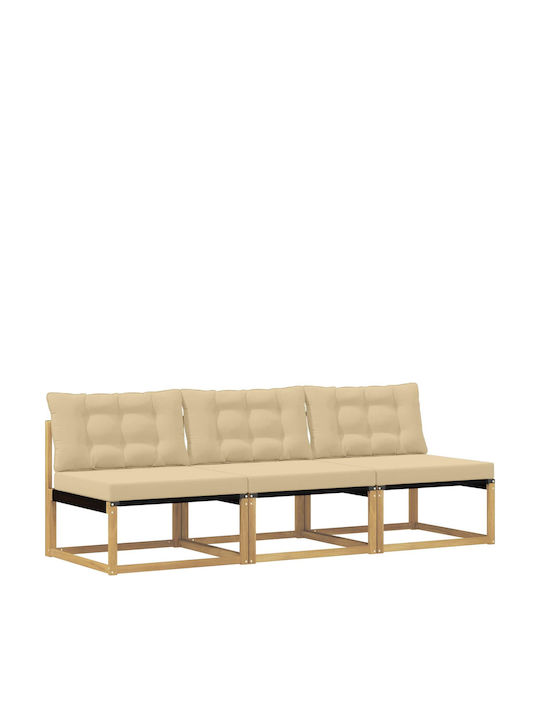 Canapea Tree-Seater De Exterior Din Lemn Cu Perne