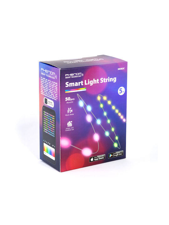 50 Λαμπάκια LED 5μ. RGBIC USB σε Σειρά