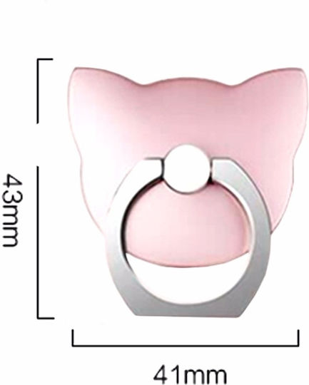 Cat-shaped Phone Holder Ring