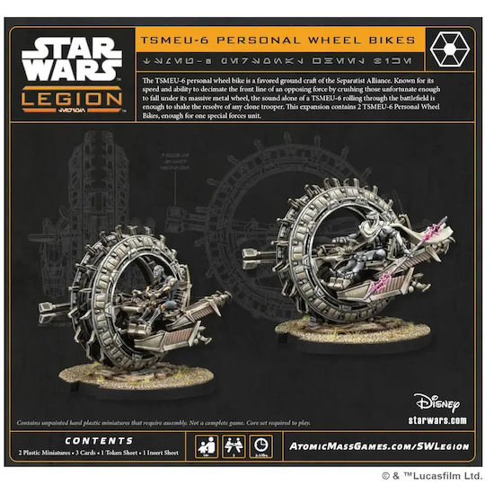 Star Wars Legion Tsmeu-6 Personal Wheel Bike