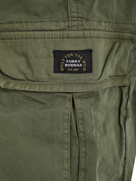 Men's Cargo Bermuda Deep Forest FBM013-030-03-Deep-Forest