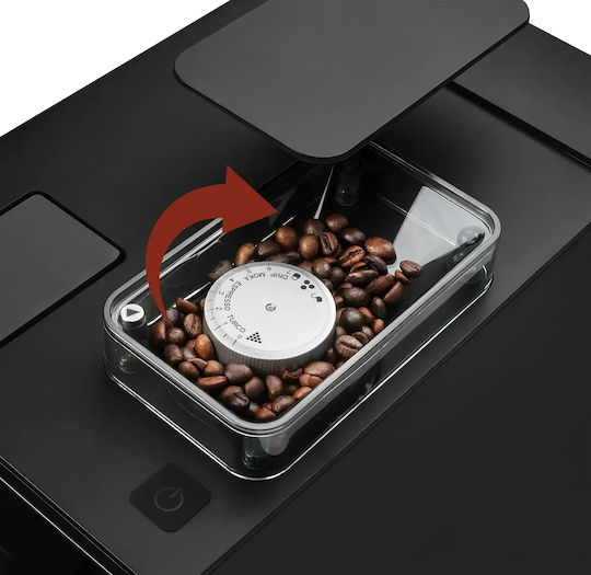 Catler Kaffeekapselmaschine für Nespresso mit Milchaufschäumer Schwarz