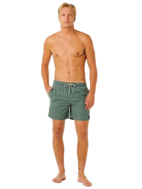Offset Ανδρικό Μαγιό Σορτς Γκρι με Σχέδια