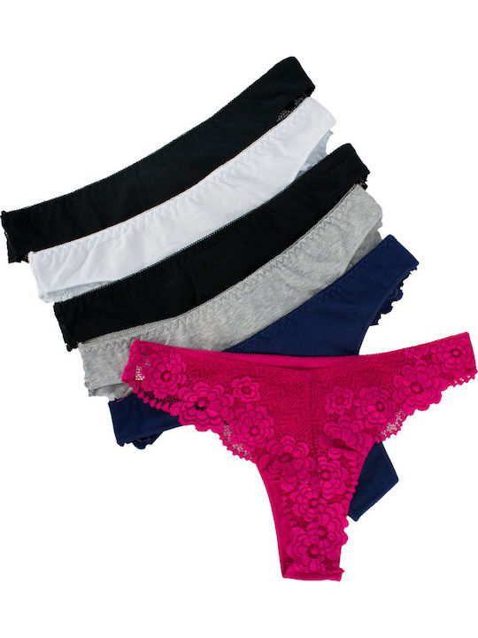 Women's Brazil MultiPack with Lace Multicolour