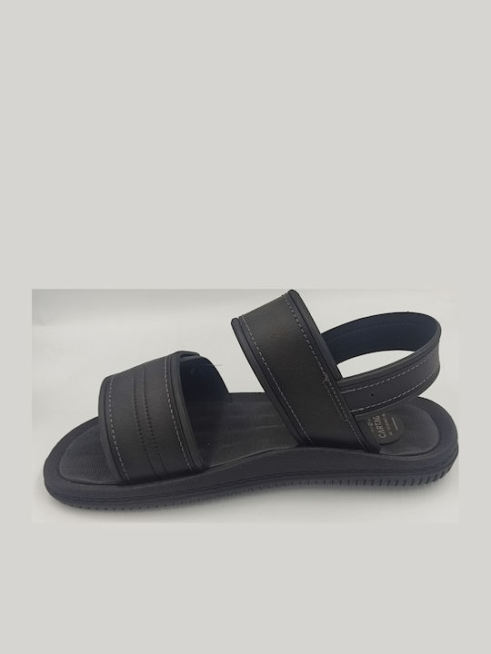 Herrensandalen in Schwarz Farbe