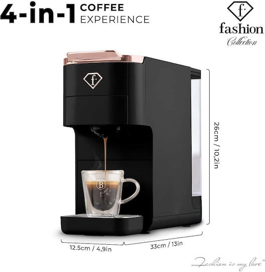 Berlinger Haus Espressoare Cu Capsule Presiune 20bar Neagră