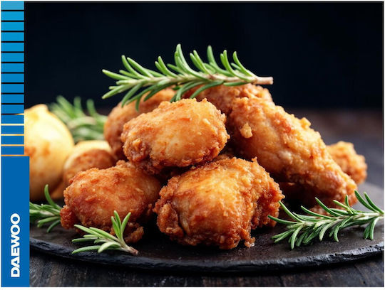 Daewoo Air Fryer cu Wi-Fi și Două Coșuri Detașabile 12l Negru DAF2X1100UDB