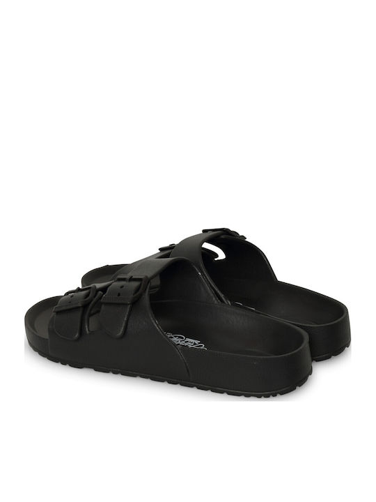 Women's Flat Sandals in Black Color