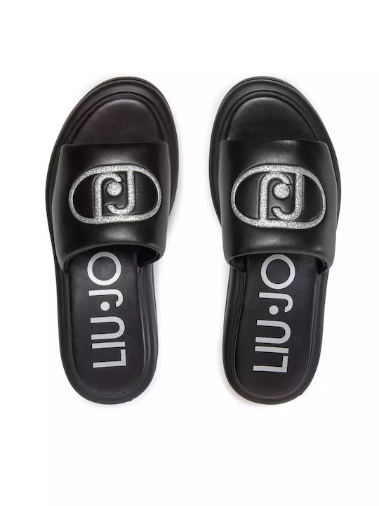 Women's Flat Sandals Flatforms Black