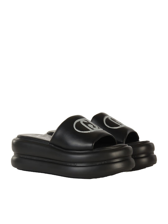 Women's Flat Sandals Flatforms Black