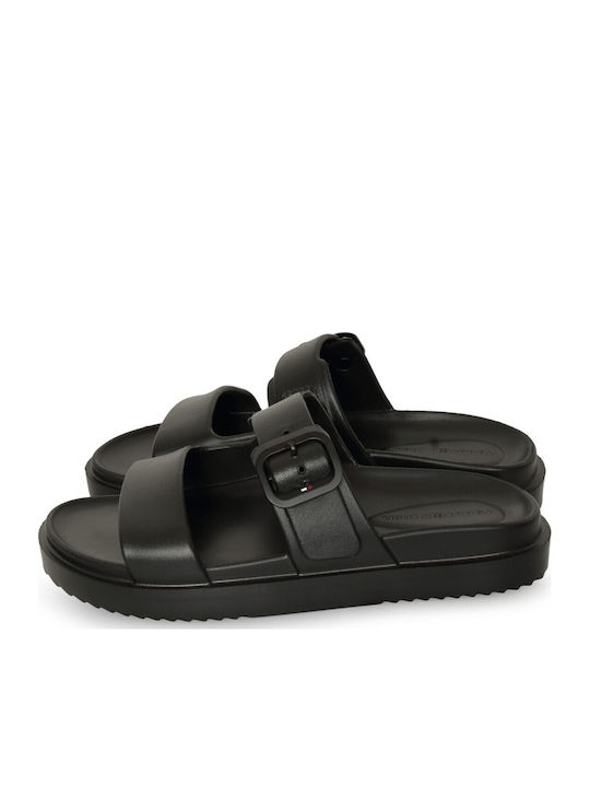 Women's Flat Sandals in Black Color