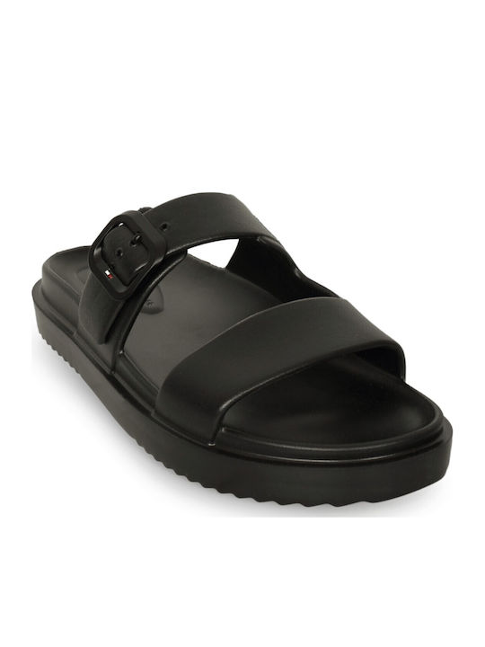 Women's Flat Sandals in Black Color