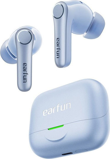 Earfun Air Pro 4+ In-ear Bluetooth Handsfree Earphones with Sweat Resistance and Charging Case Blue