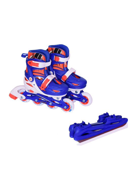 Maxtar Inline Αυξομειούμενα Rollers Μπλε Παιδικά Maxtar Inline Αυξομειούμενα Rollers Μπλε Παιδικά