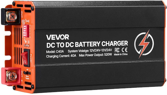 Vevor Φορτιστής Μπαταρίας Αυτοκινήτου 12/24V 40A 520W