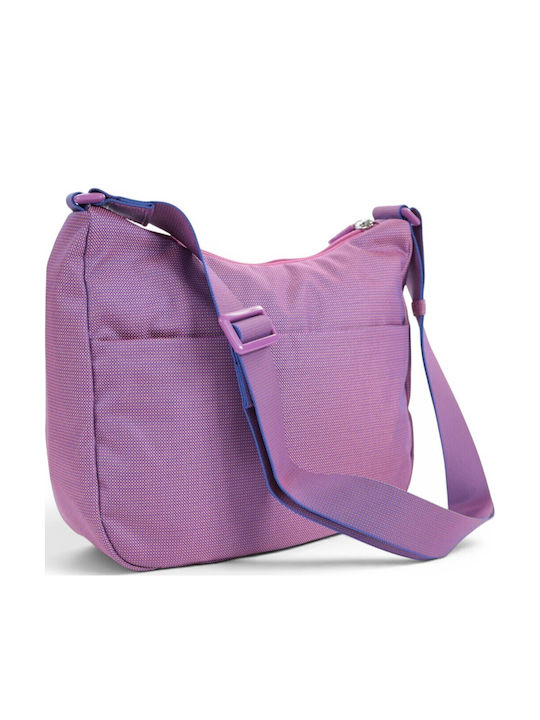 Fabric Women's Shoulder Bag Purple