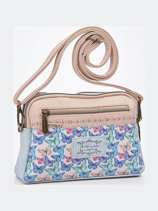 Γυναικεία Τσάντα Ώμου Πολύχρωμη