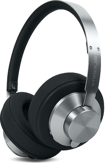 Muse M-298SBL Ενσύρματα Over Ear Ακουστικά Ασημί