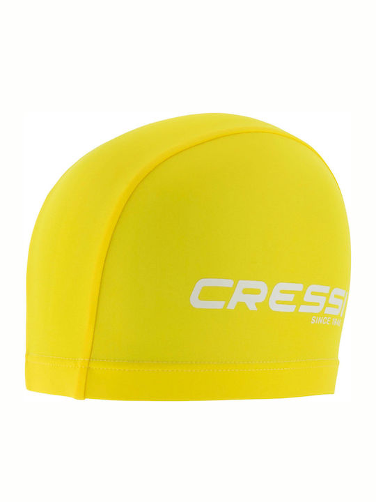 Платнена супереластична шапка Cressi Tago Спандекс Жълто Бяло