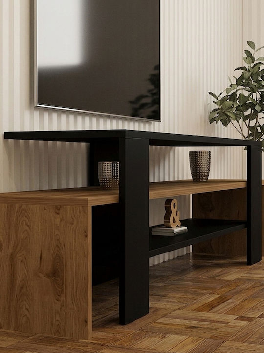 TV Stand Lenour Black L150xW35xH45cm