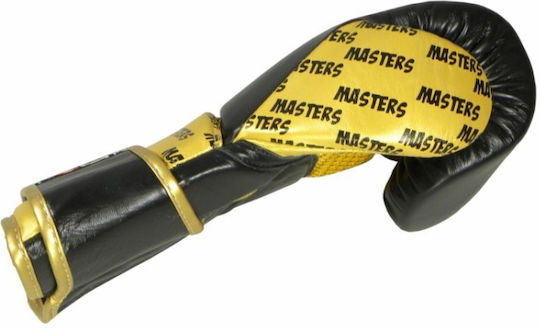 Sport Masters Rbt-Professional 01101-10 Boxing Gloves Leather for Match Black