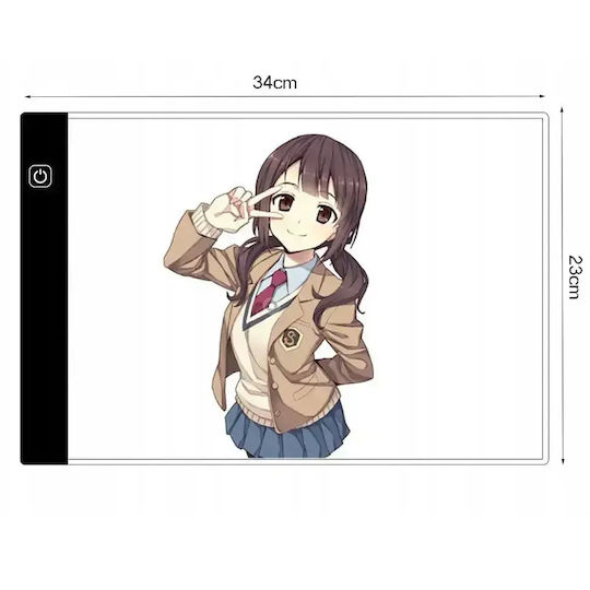 Illuminated Led Tablet A4 Drawing Painting Adjustable Brightness