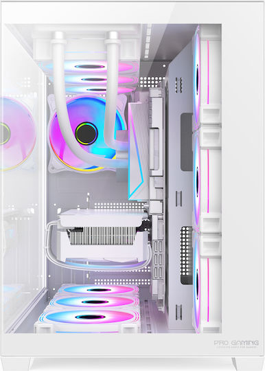 ProGaming Elite Gaming Desktop PC (Ryzen 7-5800X/32GB DDR4/1TB SSD/GeForce RTX 5060/W11 Home) Gheață Albă