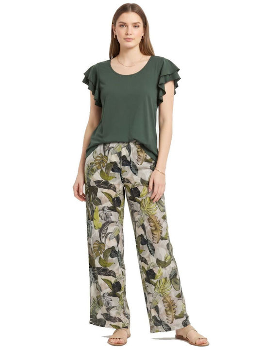 Women's Blouse Khaki