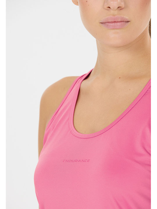 Damen Bluse Ärmellose Koralle