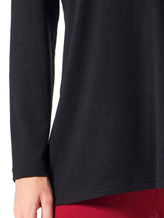 Women's Long Sleeve Sweater Black